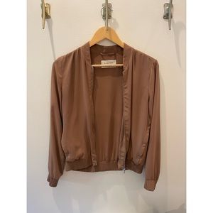 Mauve Aritzia Zip-up Jacket